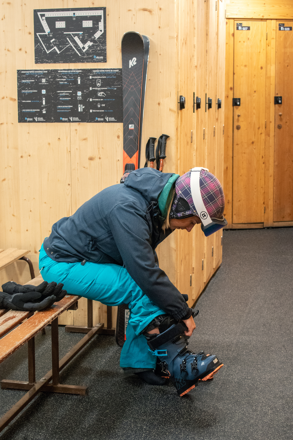 ski lockers